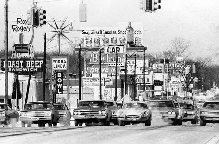 Yorba Linda Lanes - Vintage Photo (newer photo)